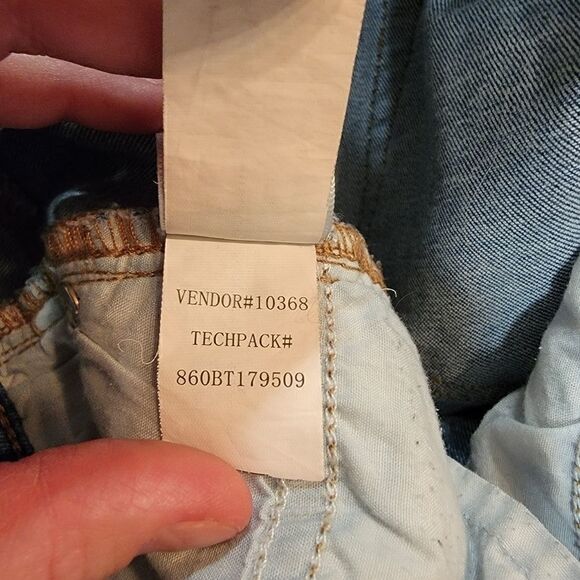 Pacsun Jeans lowrise ankle jegging super stretch distressed size 28 short - Picture 4 of 6